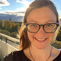 Louise Sahlin, infolotta i Trollhättans lottakår