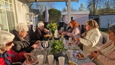 Grillning i vårsolen