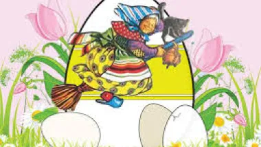 Påskkärring och ägg