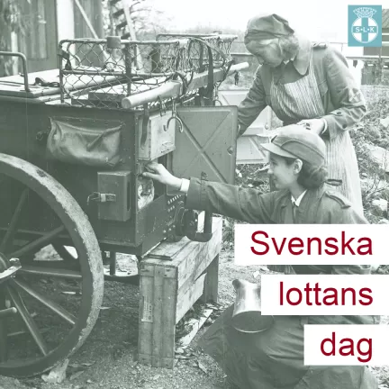 Svenska lottans dag, bild från arkivet på fältkockar