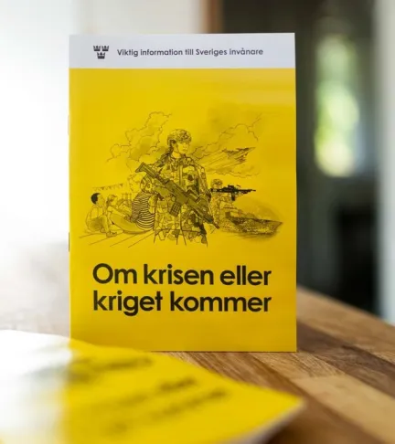 Om krisen eller kriget kommer,  broschyr